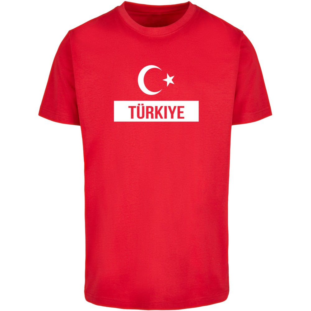 Merchcode - Merchcode Football - Turkey 2 Heren T-shirt - Rood